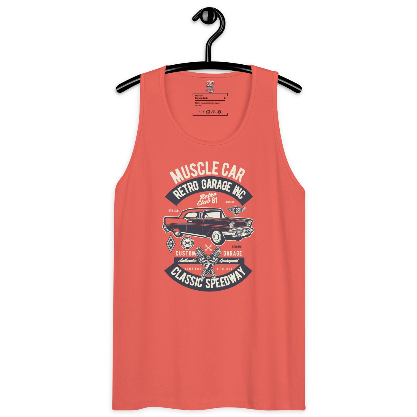 Débardeur voiture Américain vintage