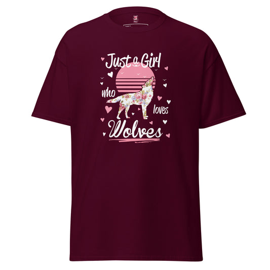 T-shirt classique pour l'amour des loups