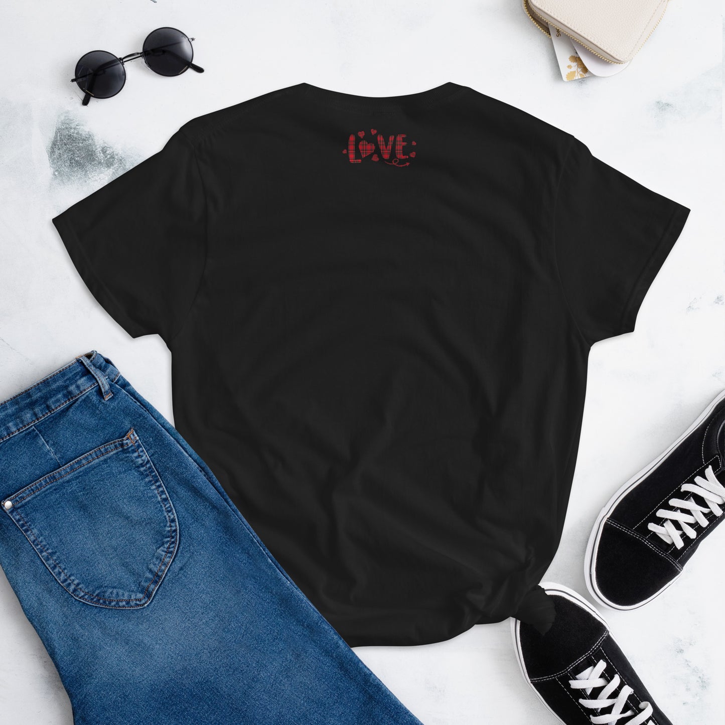 T-shirt Love à Manches Courtes