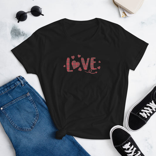 T-shirt Love à Manches Courtes