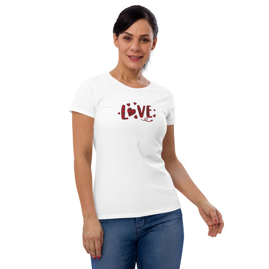 T-shirt Love à Manches Courtes